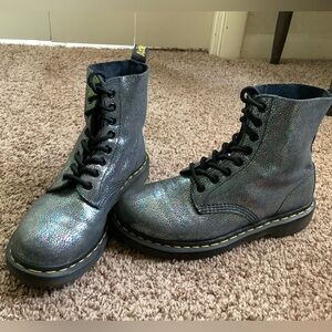 Dr. Martens Glitter Lace-Up Boots